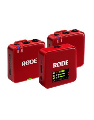 RODE Wireless GO 3RD GEN Red Ασύρματο Μικρόφωνο Πέτου (Σετ)