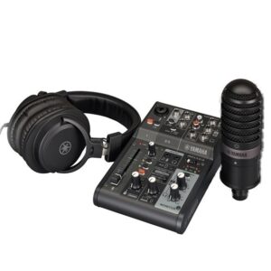 YAMAHA AG-03-MK2-B-LSPK Live Streaming Pack