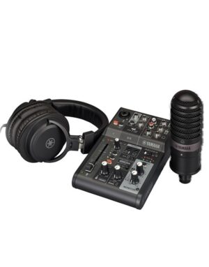 YAMAHA AG-03-MK2-B-LSPK Live Streaming Pack