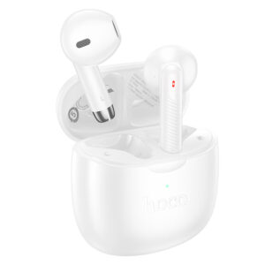 Wireless Hands Free Hoco EW201 Graceful V5.3 320mAh Συμβατό με Master/Slave Εναλλαγή και 4  Ώρες Ομιλίας Λευκά