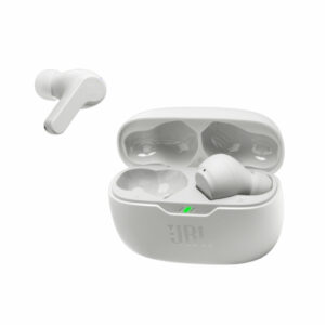 Wireless Hands Free JBL Wave Beam Buds με TalkThru έως 32 Ώρες Λειτουργίας IP54 και Θήκη Φόρτισης Λευκά