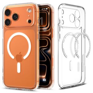 Θήκη Spigen Ultra Hybrid Magsafe για iPhone Apple 17 Pro Max Διάφανο-Λευκό