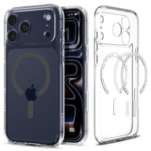 Θήκη Spigen Ultra Hybrid Magsafe για Apple iPhone 17 Pro Max Διάφανη-Γκρι