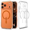 Θήκη Spigen Ultra Hybrid Magsafe για iPhone Apple 17 Pro  Διάφανο-Πορτοκαλί
