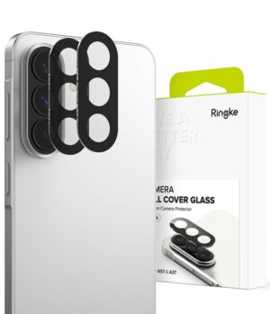 Προστασία Κάμερας Ringke Full Cover για Samsung SM-A376 Galaxy A37 SM-A576 Galaxy A57  Μαύρο 2 Τεμαχίων