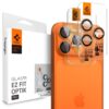 Προστασία Κάμερας Spigen Optik Pro Ez Fit για Apple iPhone 16 Pro 16 Pro Max 17 Pro 17 Pro Max Πορτοκαλί 2 Τμχ