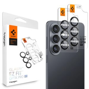 Προστασία Κάμερας Spigen Optik Pro HD Glass Ez Fit για Samsung SM-S947 Galaxy S26+ 2 Τεμαχίων Μαύρο
