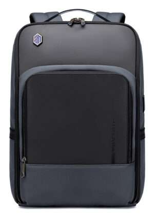 ARCTIC HUNTER τσάντα πλάτης B00403 με θήκη laptop 15.6", USB, 19L, γκρι