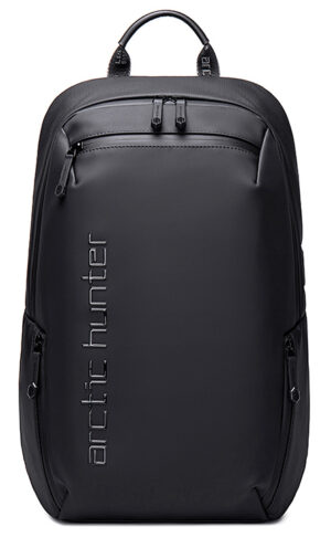 ARCTIC HUNTER τσάντα πλάτης B00423 με θήκη laptop 15.6, USB, 21L, μαύρη