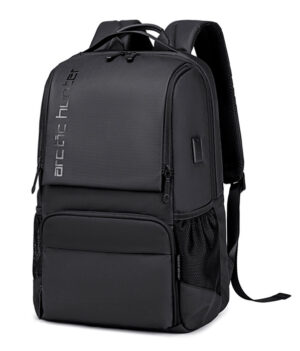 ARCTIC HUNTER τσάντα πλάτης B00532 με θήκη laptop 15.6", USB, 28L, μαύρη