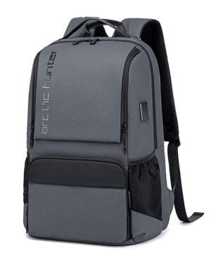 ARCTIC HUNTER τσάντα πλάτης B00532 με θήκη laptop 15.6", USB, 28L, γκρι