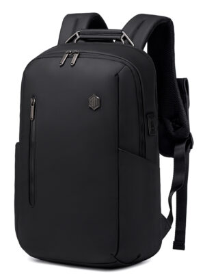 ARCTIC HUNTER τσάντα πλάτης B00915 με θήκη laptop 15.6", USB, 20L, μαύρη