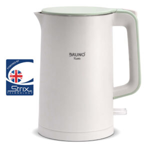 BRUNO βραστήρας BRN-0140 με διπλό τοίχωμα, 1.7L, Strix, 2200W, λευκός