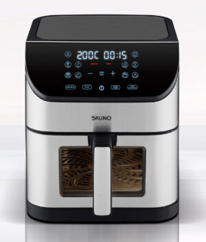 BRUNO φριτέζα αέρος BRN-0194, 8lt, 1800W, inox/μαύρη