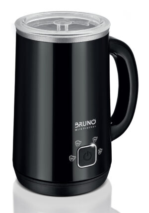 BRUNO συσκευή 4 σε 1 για ζεστό-κρύο αφρόγαλα BRN-0204, 280ml, 500W, ILAG επίστρωση, OTTER controler, μαύρη