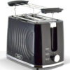 BRUNO φρυγανιέρα BRN-0274, 2 θέσεων, 900W, με σχάρα ψησίματος, μαύρη