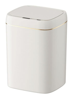 HOME USE κάδος απορριμμάτων HUH-0188 με φωτοκύτταρο, 13lt, λευκός