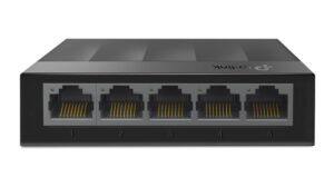 TP-LINK desktop switch LiteWave LS1005G, 5-port 10/100/1000Mbps, Ver 5.40