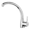 BRUNO μπαταρία πάγκου κουζίνας M54015-H531C-C508, αναμεικτική, ασημί
