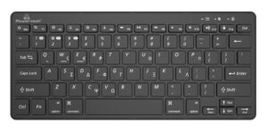 POWERTECH ασύρματο πληκτρολόγιο PT-1153, 2.4GHz & Bluetooth, μαύρο